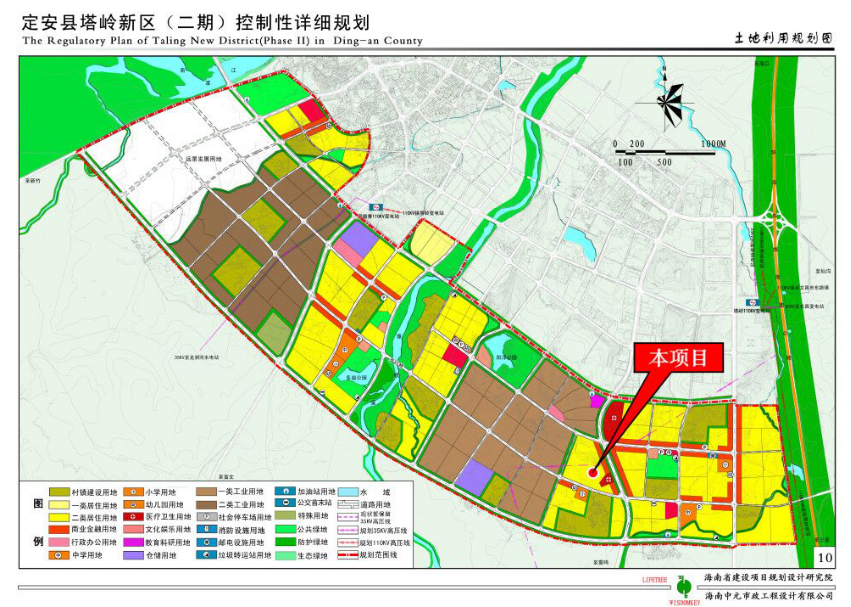 定安县塔岭新区(二期)控制性详细规划e01-02,e01-03