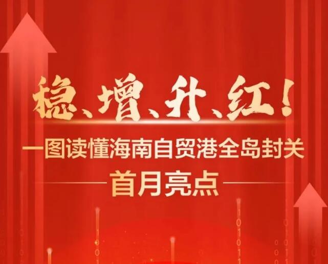 一图读懂海南自贸港全岛封关首月亮点