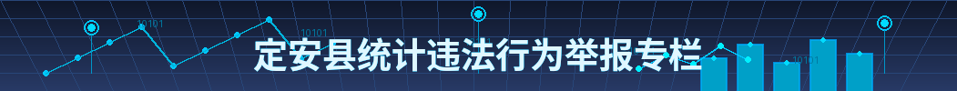 定安县统计局关于统计违法行为举报方式的公示